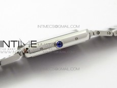 Tank Solo Ladies 28mm SS K11F 1:1 Best Edition White Dial on SS Bracelet Ronda Quartz