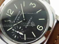 PAM005 P Noob 1:1 Best Edition on Brown Leather Strap A6497 with Y-Incabloc V12