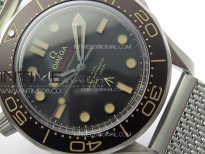 Seamaster 300 "No Time to Die" Titanium ORF 1:1 Best Edition on Mesh Bracelet A8806