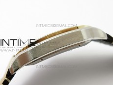 Santos de Cartier Large 2018 KOR 1:1 Best Edition YG Bezel White Dial on Brown Leather Strap MIYOTA 9015