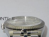 DateJust 41 126334 Clean 1:1 Best Edition 904L Steel Silver Stick Dial on Jubilee Bracelet VR3235