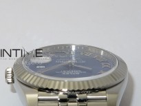 DateJust 41 126334 Clean 1:1 Best Edition 904L Steel Blue Roman Dial on Jubilee Bracelet VR3235