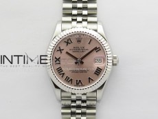 DateJust 31mm 178271 SS APSF Best Edition Pink Dial Roman Markers on Jubilee Bracelet A2824