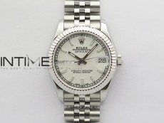 DateJust 31mm 178271 SS APSF Best Edition White Dial Sticks Markers on Jubilee Bracelet A2824