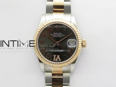 DateJust 31mm 178271 SS/RG APSF Best Edition Gray Dial Roman Markers on Oyster Bracelet A2824