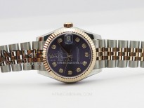 DateJust 31mm 178271 SS/RG APSF Best Edition Blue Dial Crystal Markers on Jubilee Bracelet A2824