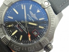 AVENGER BLACKBIRD V17311 Ti DLC 1:1 Best Edition Black Dial on Nylon Strap A2824