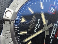 AVENGER BLACKBIRD V17311 Ti DLC 1:1 Best Edition Black Dial on Nylon Strap A2824
