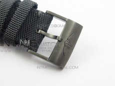 AVENGER BLACKBIRD V17311 Ti DLC 1:1 Best Edition Black Dial on Nylon Strap A2824