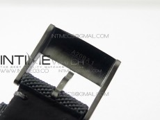 AVENGER BLACKBIRD V17311 Ti DLC 1:1 Best Edition Black Dial on Nylon Strap A2824