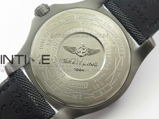AVENGER BLACKBIRD V17311 Ti DLC 1:1 Best Edition Black Dial on Nylon Strap A2824