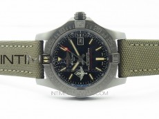 AVENGER V17310 Ti DLC 1:1 Best Edition Black Dial Pathfinders First In on Nylon Strap A2824