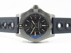 AVENGER BLACKBIRD V17311 Ti DLC 1:1 Best Edition Black CF Dial on Nylon Strap A2824