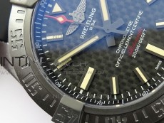 AVENGER BLACKBIRD V17311 Ti DLC 1:1 Best Edition Black CF Dial on Nylon Strap A2824