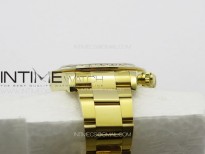 Daytona 116508 YG APSF Gold Dial Black Subdial Stick Markers On YG Bracelet Slim A7750 (same thickness as gen)
