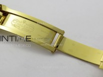 Daytona 116518LN YG APSF Gold Dial Stick Markers On Rubber Strap Slim A7750 (same thickness as gen)