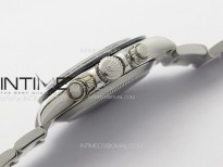 Daytona 116500LN APSF Best Edition White Dial Sticks Markers On SS Bracelet Slim A7750 (same thickness as gen)