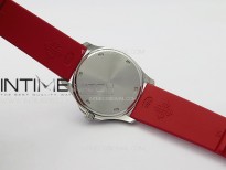 Aquanaut 5067A SS PPF 1:1 Best Edition Red Textured Dial on Red Rubber Strap RONDA Quartz