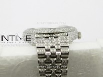 DateJust 41 126334 Full Paved Diamonds BP Best Edition Diamond Dial Arabic Markers on Jubilee Bracelet A2824