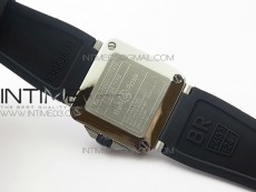 BR 03-92 Diver SS/SS Bezel Black Dial on Rubber Strap MIYOTA 9015 (Free Leather strap)