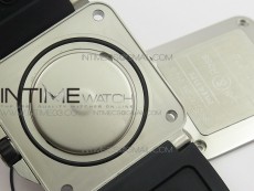 BR 03-92 Diver SS/SS Bezel Black Dial on Rubber Strap MIYOTA 9015 (Free Leather strap)