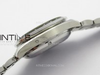 Speedmaster SS HRF 1:1 Best Edition Black Dial White Subdial on SS Bracelet A7750