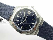 Overseas 4500V SS ZF 1:1 Best Edition Blue Dial on Blue Rubber Strap A5100