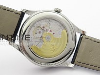 Annual Calendar Moonphase 5396 SS PPF 1:1 Best Edition White Dial on Black Leather Strap PPF324