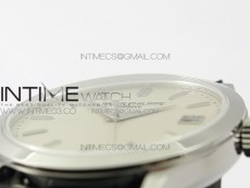 Calatrava 5296G SS ZF 1:1 Best Edition Ivory Dial On Black Leather Strap 324CS (Free box)