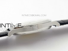 Calatrava 5296G SS ZF 1:1 Best Edition Ivory Dial On Black Leather Strap 324CS (Free box)