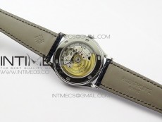 Calatrava 5296G SS ZF 1:1 Best Edition Ivory Dial On Black Leather Strap 324CS (Free box)