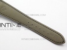 Calatrava 5296G SS ZF 1:1 Best Edition Ivory Dial On Black Leather Strap 324CS (Free box)