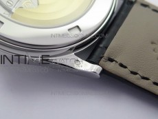 Calatrava 5296G SS ZF 1:1 Best Edition Ivory Dial On Black Leather Strap 324CS (Free box)