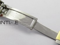 Daytona 116503 YG/SS APSF Black Dial Crystals Markers On YG/SS Bracelet Slim A7750 (same thickness as gen)