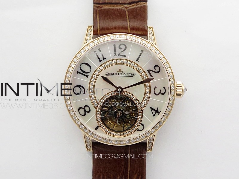 Rendez-Vous Tourbillon RG RMSF Best Edition White Dial on Brown Leather Strap
