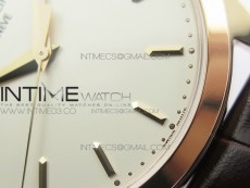 Calatrava 5296R RG ZF 1:1 Best Edition Ivory Dial On Brown Leather Strap 324CS (Free box)