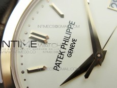 Calatrava 5296R RG ZF 1:1 Best Edition Ivory Dial On Brown Leather Strap 324CS (Free box)