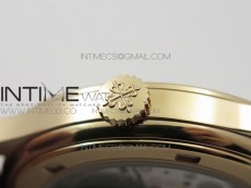 Calatrava 5296R RG ZF 1:1 Best Edition Ivory Dial On Brown Leather Strap 324CS (Free box)