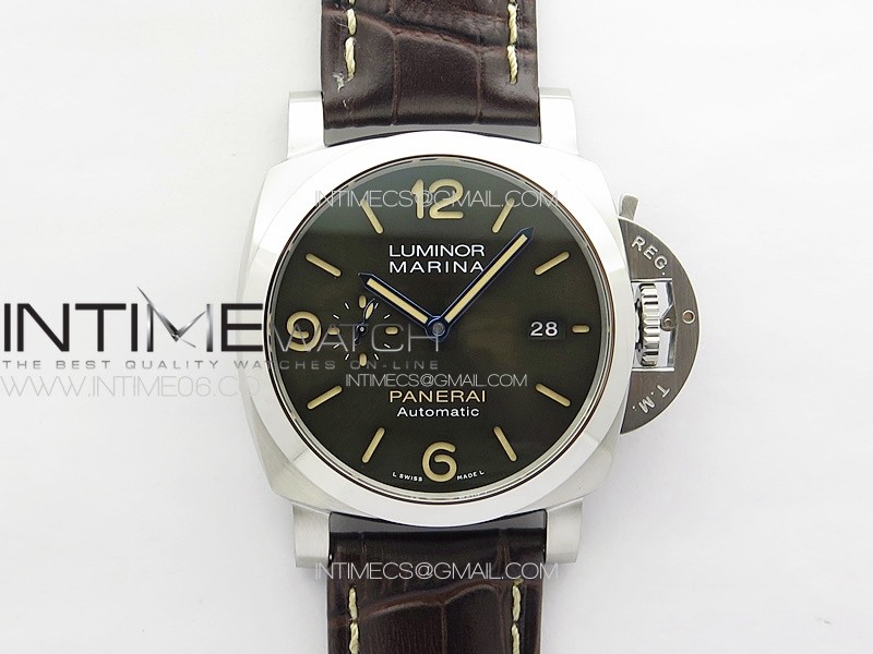 PAM1116 HWF 1:1 Best Edition on Brown Leather Strap P9010