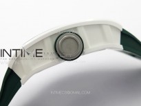 RM055 Real Ceramic Case KUF Best Edition Green Crown on Green Rubber Strap MIYOTA8215
