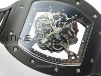 RM055 Real Ceramic Case KUF Best Edition Black Crown on Black Rubber Strap MIYOTA8215