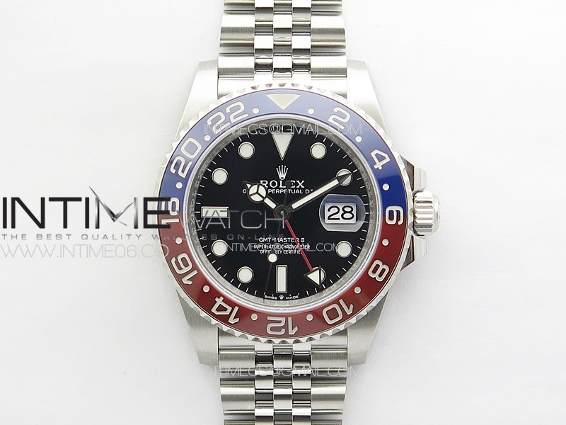 GMT Master II 126710 BLRO 904L SS NTF 1:1 Best Edition on Jubilee Bracelet VR3186 CHS