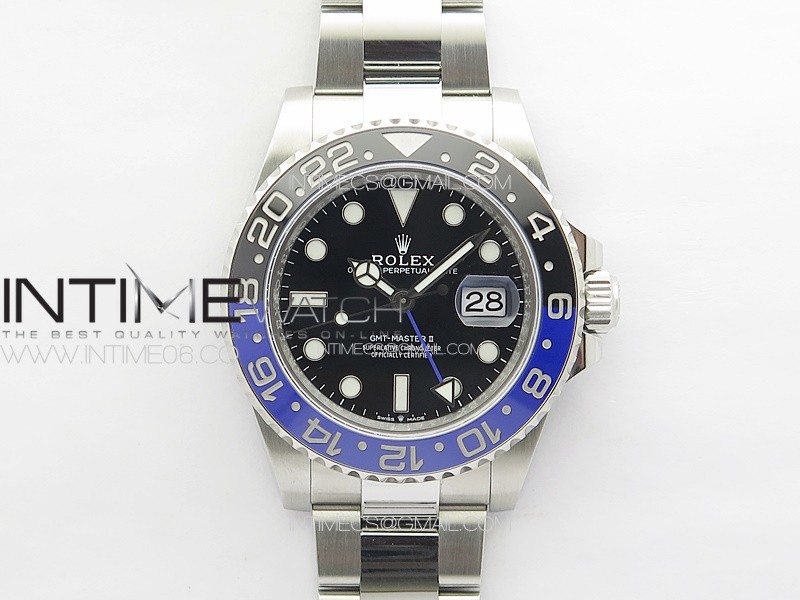 GMT Master II 126710 BLNR 904L SS NTF 1:1 Best Edition on Oyster Bracelet VR3186 CHS