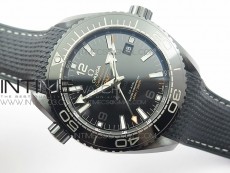 Planet Ocean 45.5mm Deep Black Real Ceramic VSF 1:1 Best Edition on Black Nylon Strap A8906 Super Clone