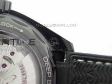 Planet Ocean 45.5mm Deep Black Real Ceramic VSF 1:1 Best Edition on Black Nylon Strap A8906 Super Clone
