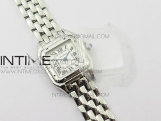 Panthère Secrete Ladies 22mm SS GF 1:1 Best Edition White Dial on SS Bracelet Ronda Quartz
