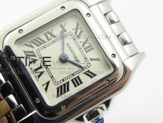 Panthère Secrete Ladies 22mm SS GF 1:1 Best Edition White Dial on SS Bracelet Ronda Quartz