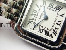 Panthère Secrete Ladies 22mm SS GF 1:1 Best Edition White Dial on SS Bracelet Ronda Quartz
