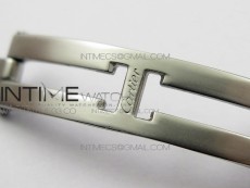 Panthère Secrete Ladies 22mm SS GF 1:1 Best Edition White Dial on SS Bracelet Ronda Quartz