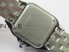 Panthère Secrete Ladies 22mm SS GF 1:1 Best Edition White Dial on SS Bracelet Ronda Quartz